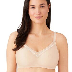 Wacoal Perfect Primer Wire Free Bra Sand Colour Size 34DD Style 852313